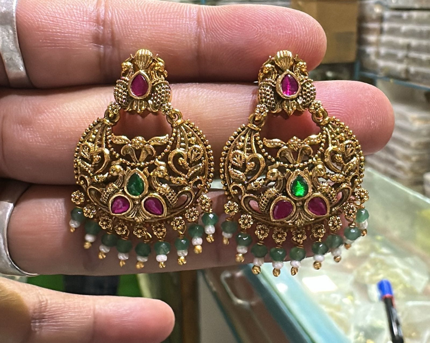 Bridal earring (JU-33)
