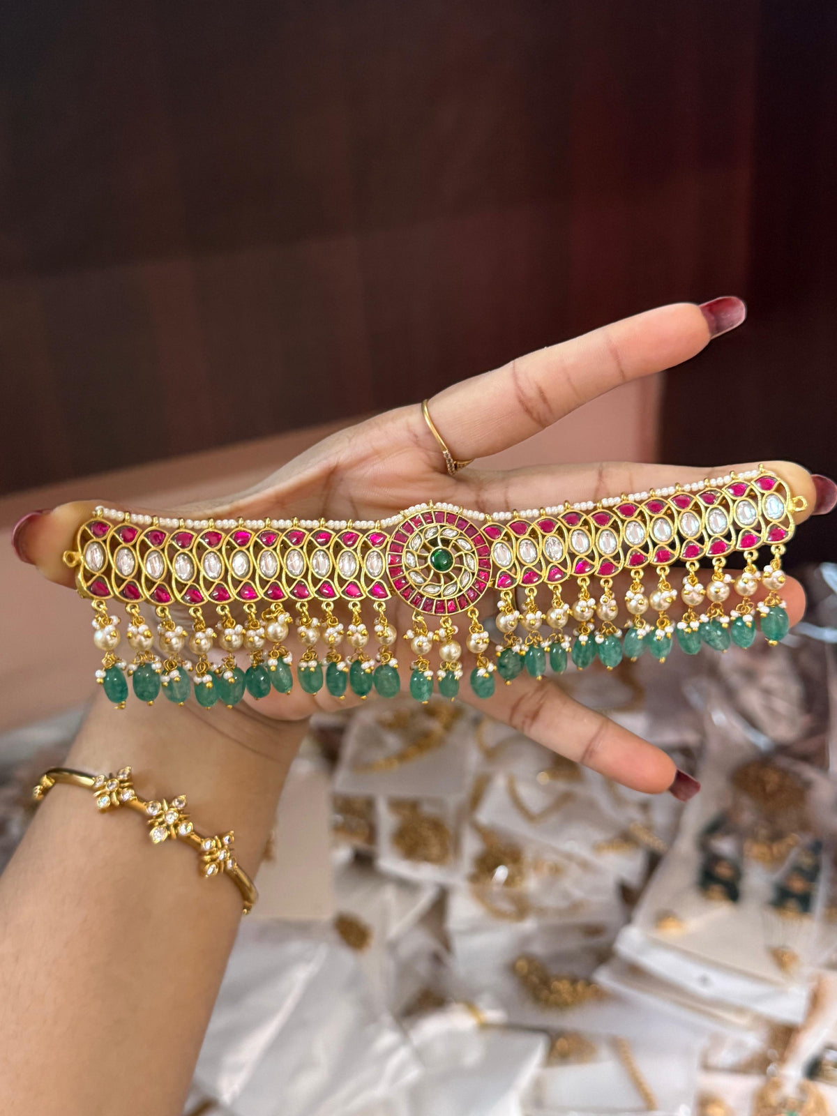 Jadau choker