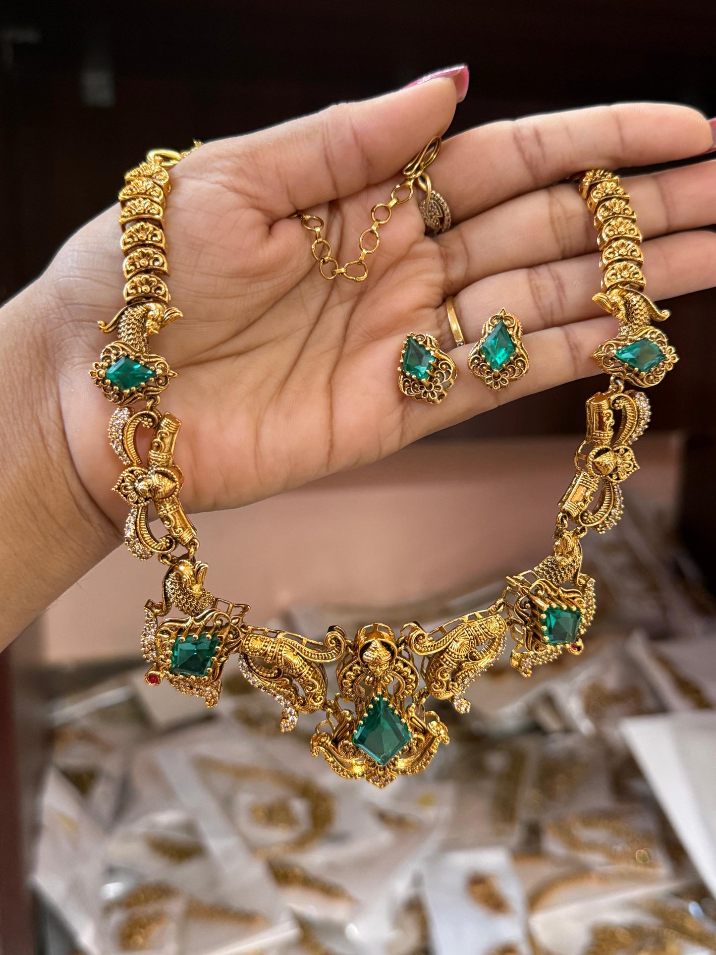Pastel grand necklace