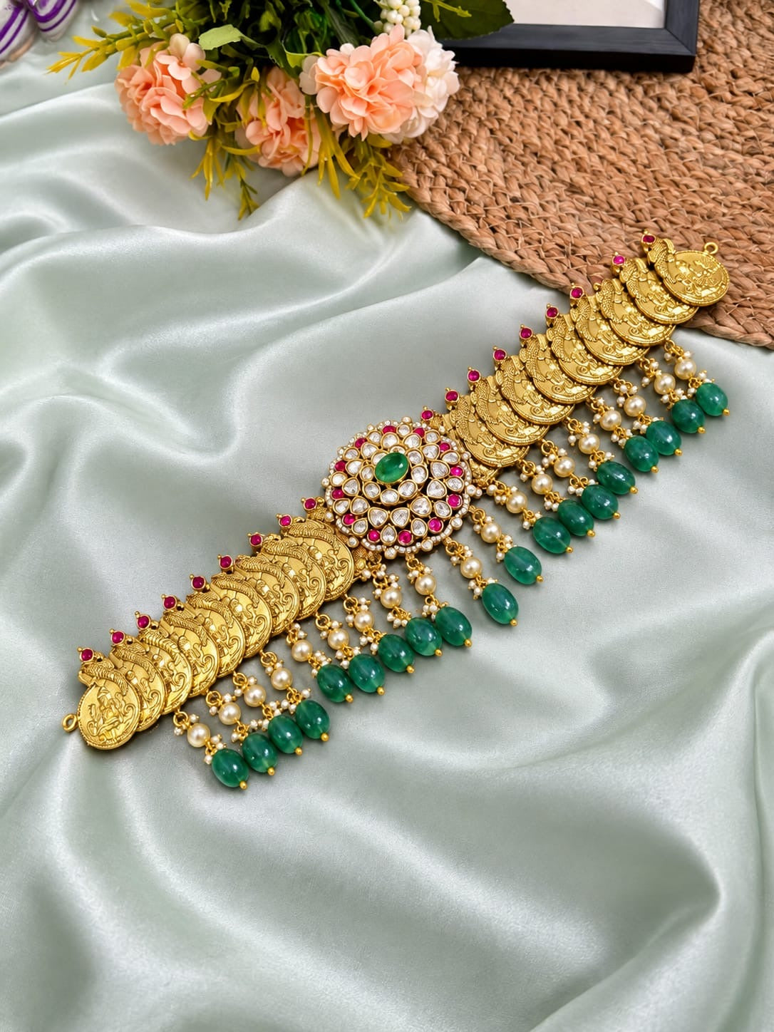 Premium jadau choker