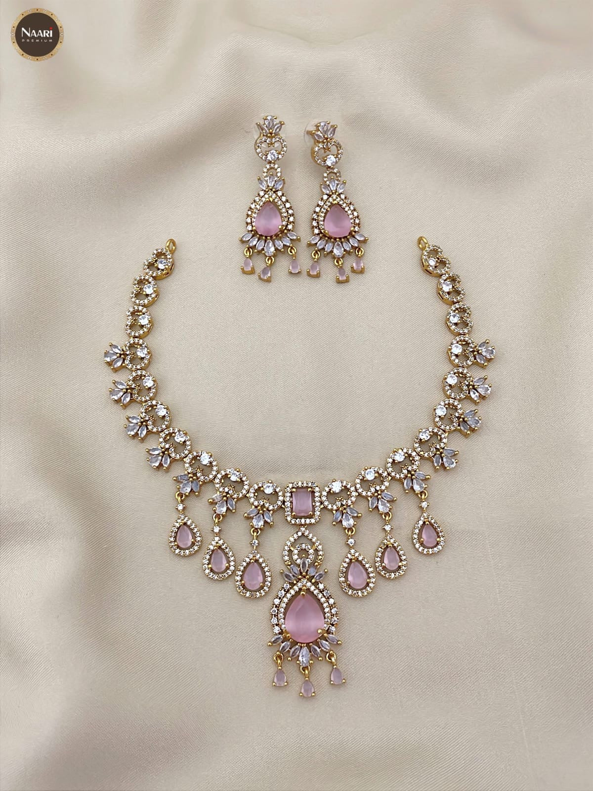 Color drops necklace am(DR-30)