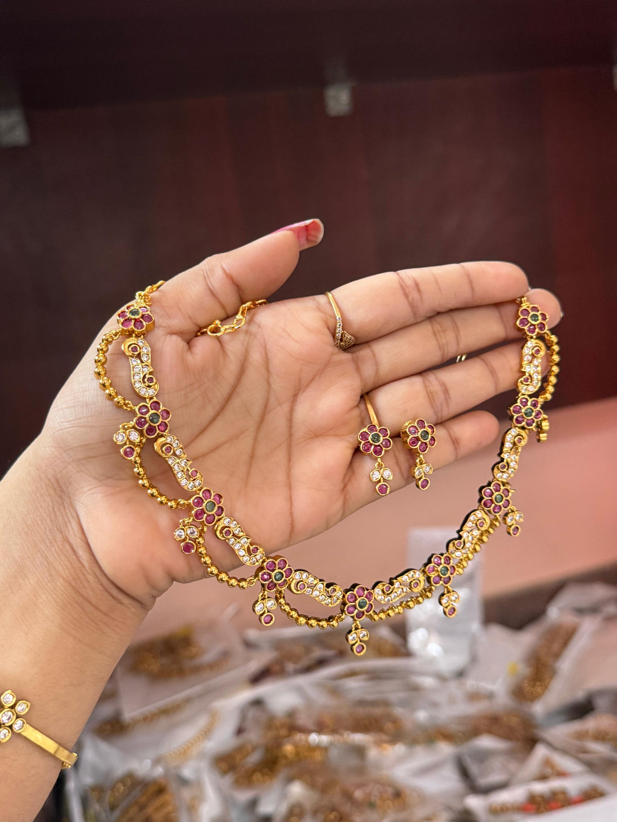 Beautiful half moon necklace