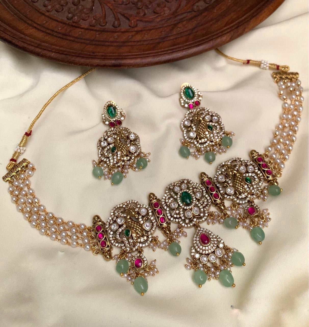 Pearl design chocker(VJ-1)