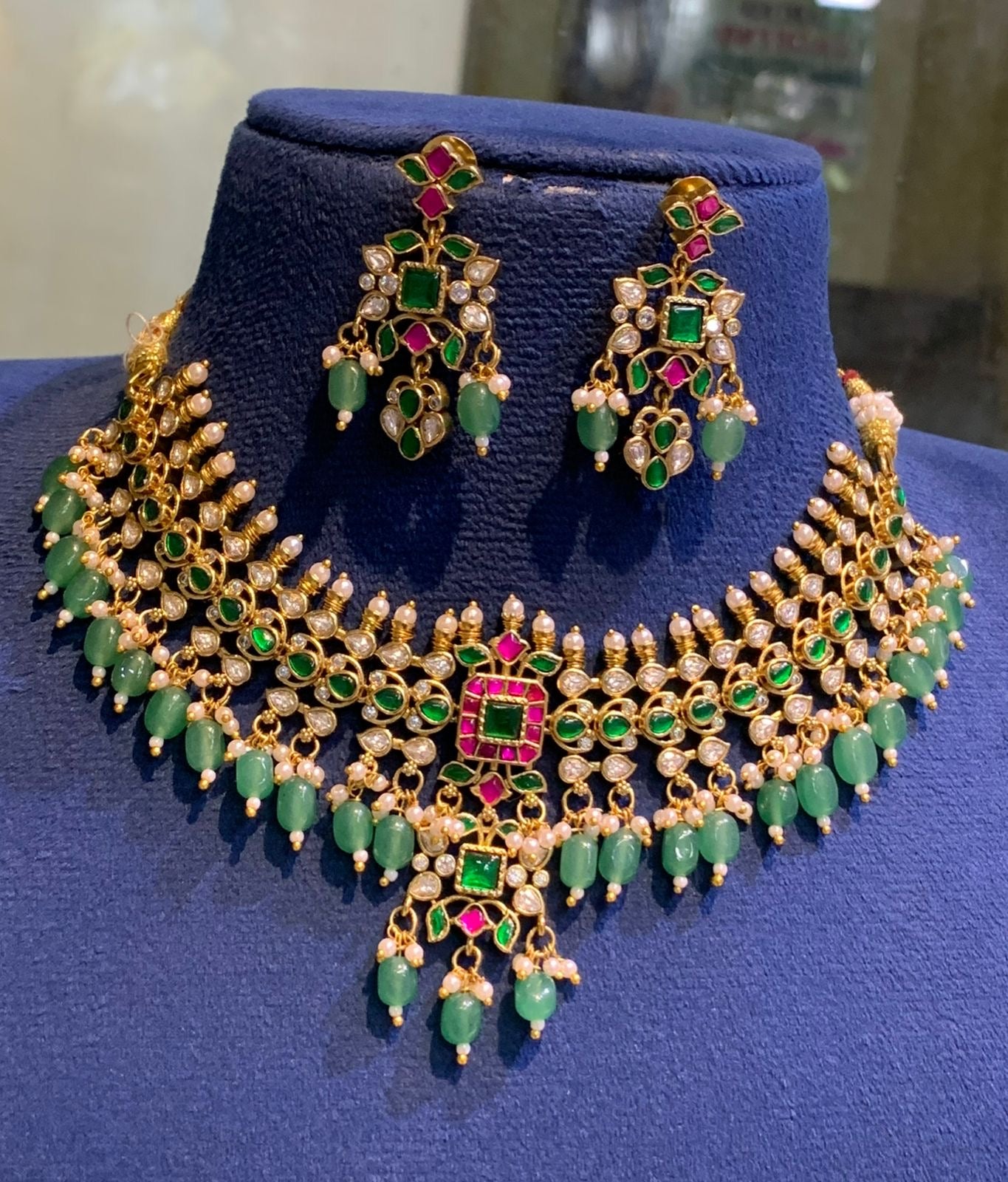 Chocker with beads(JK-17)