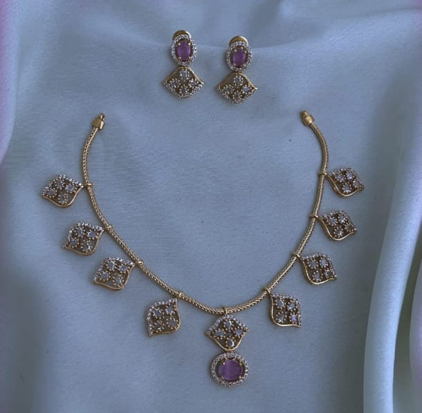 Diamond drop necklace (DR-72)