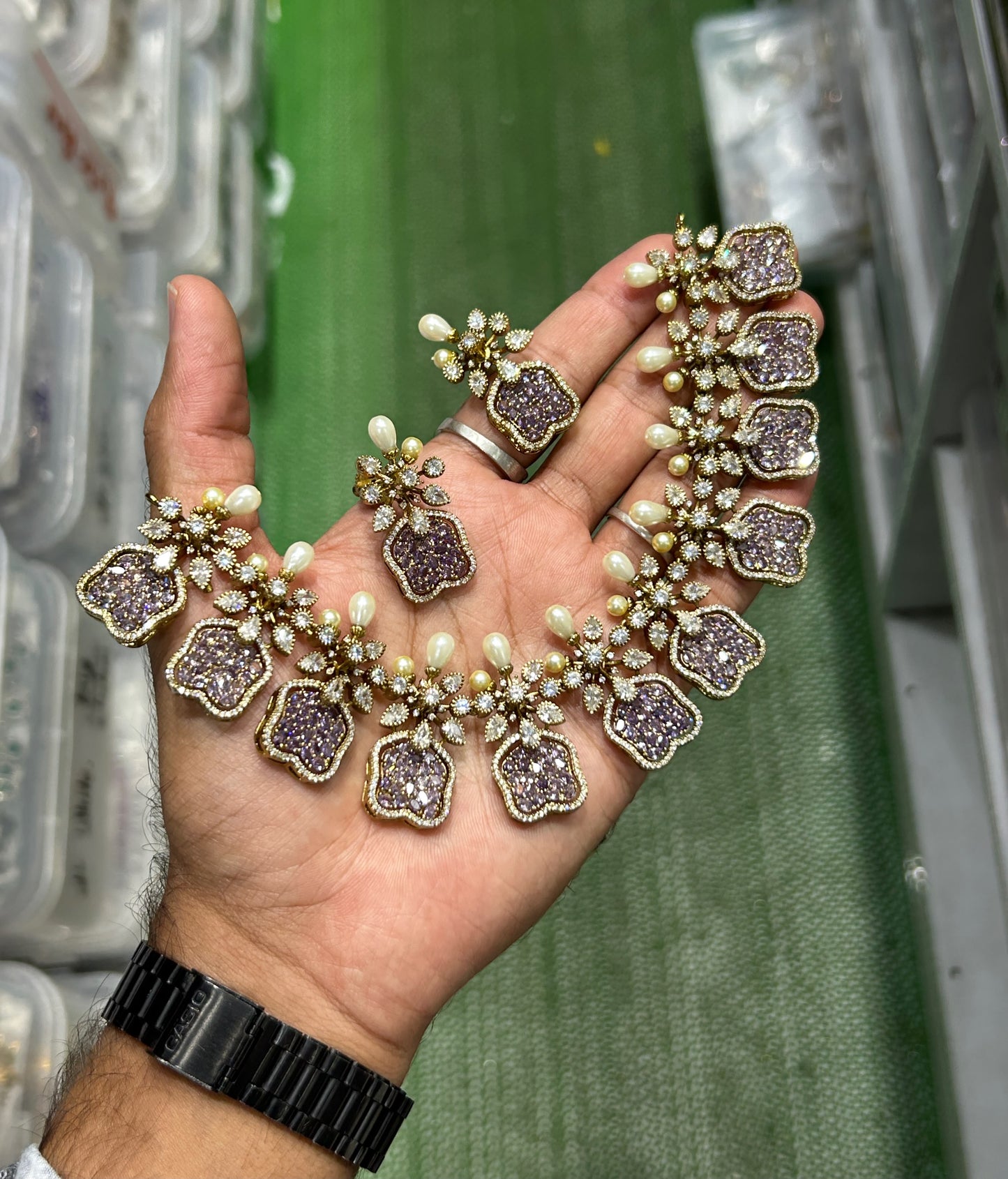 Premium stone necklace