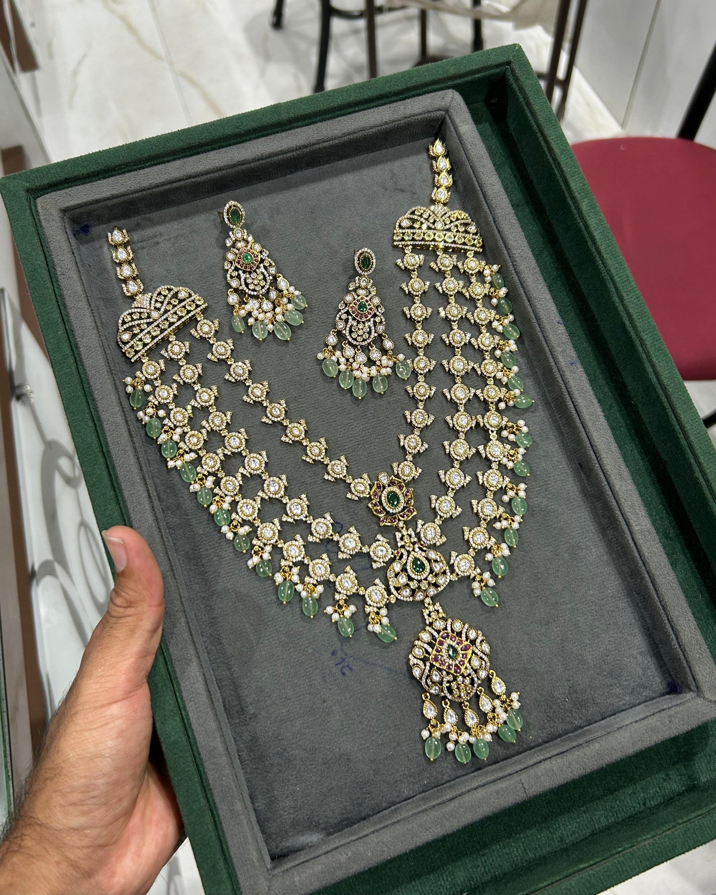 3 layer Victorian necklace