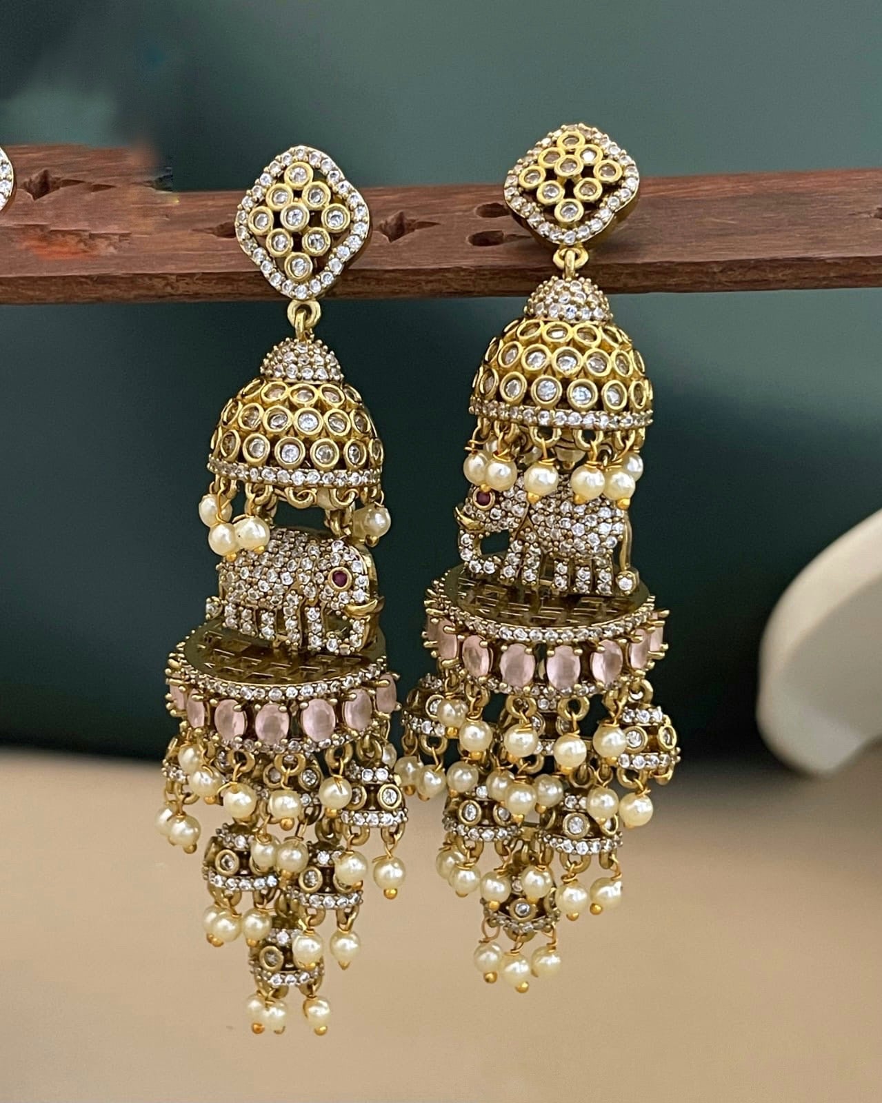Elephant design jumka (JU-14)