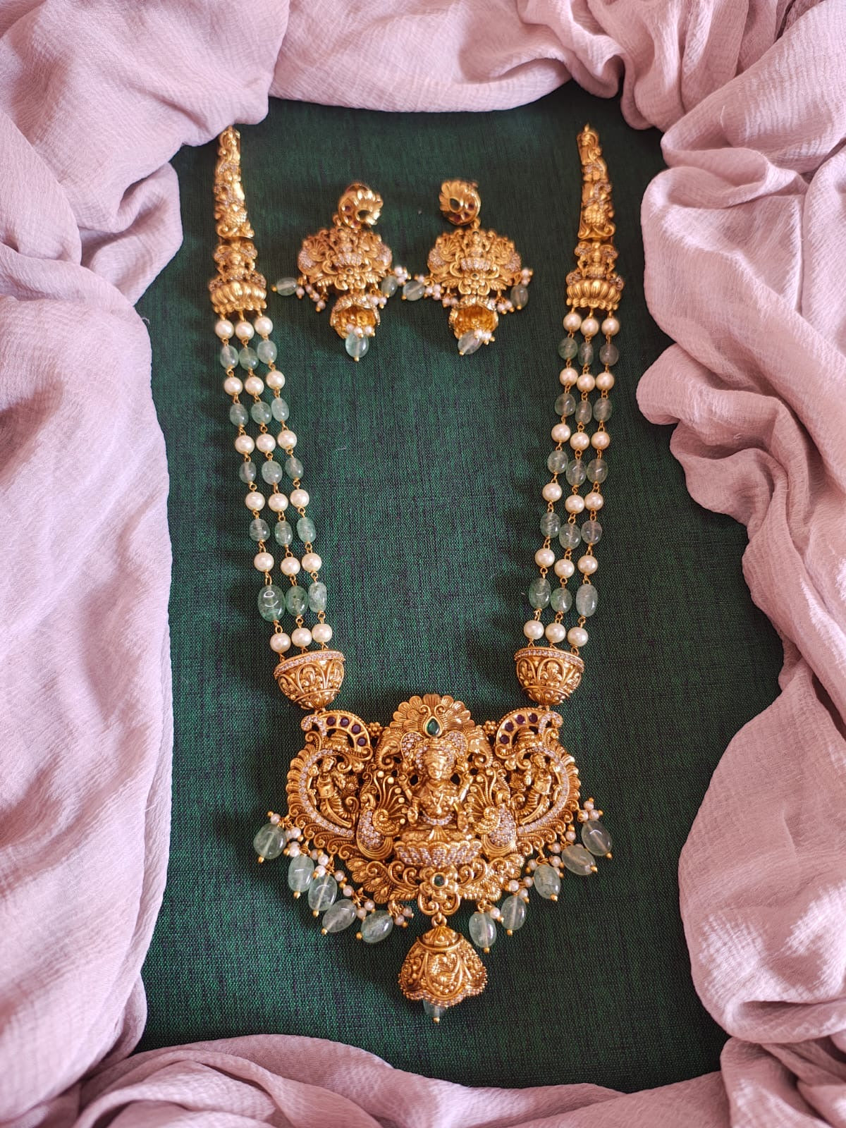 Premium green beads haram(PJ-82)