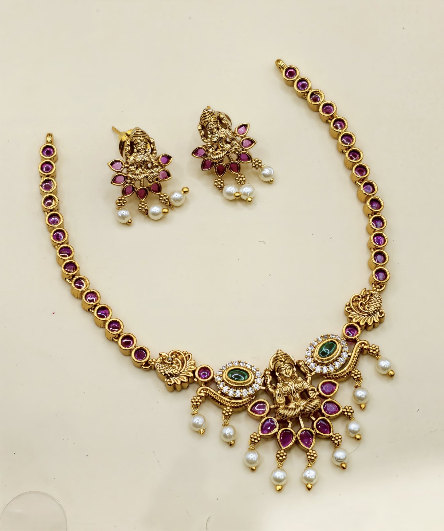Simple Lakshmi necklace