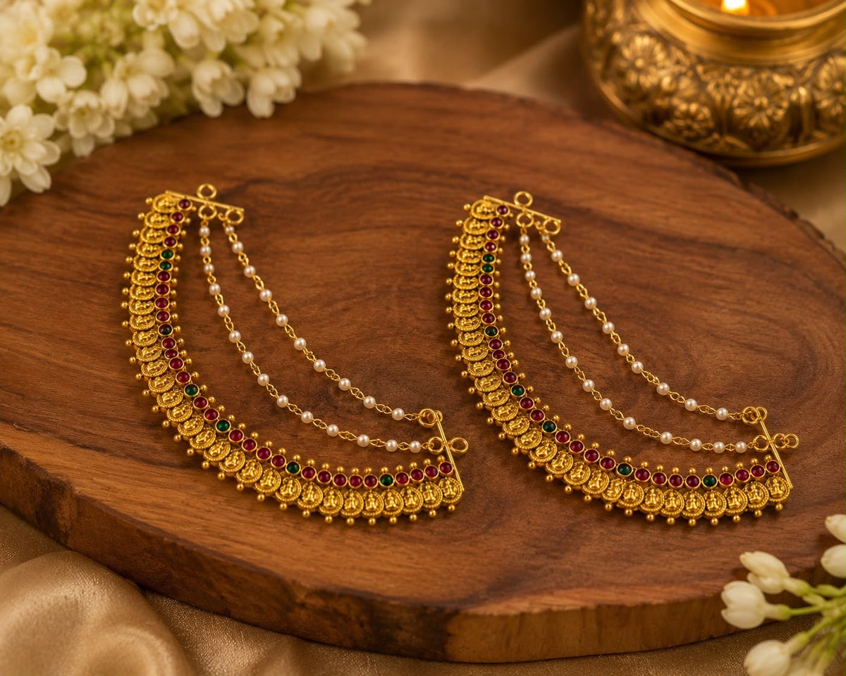 Coin ear chain