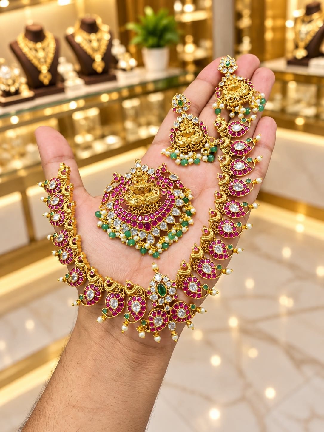 Jadau necklace