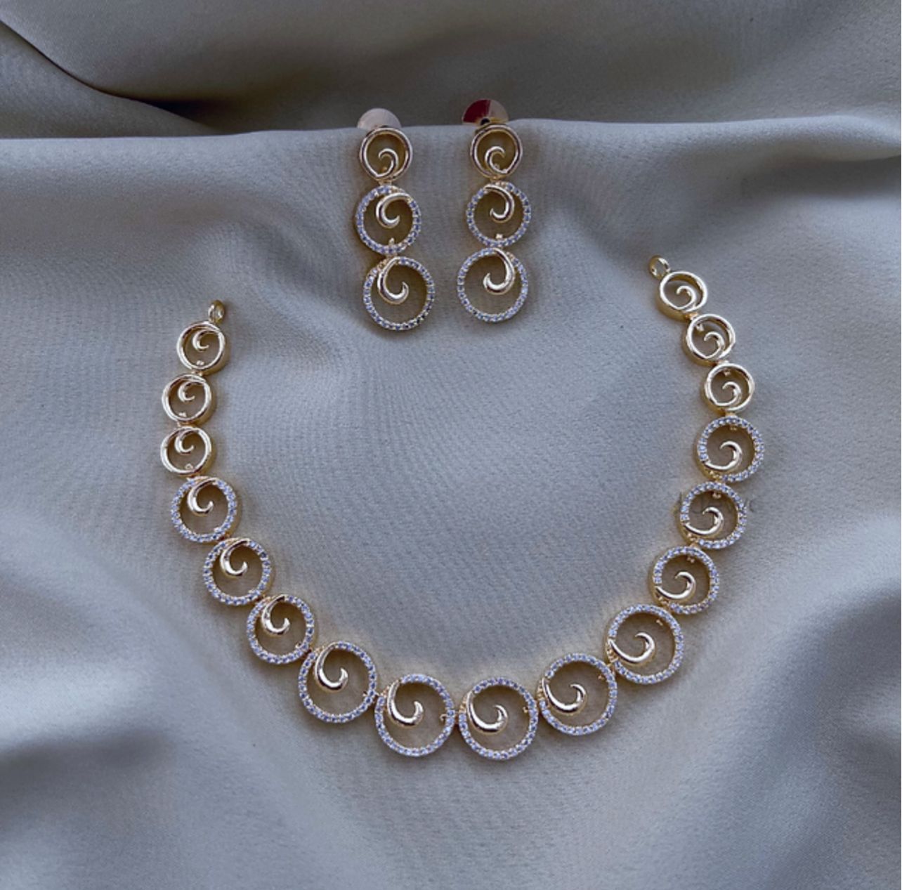 Round design necklace jk (DR-45)
