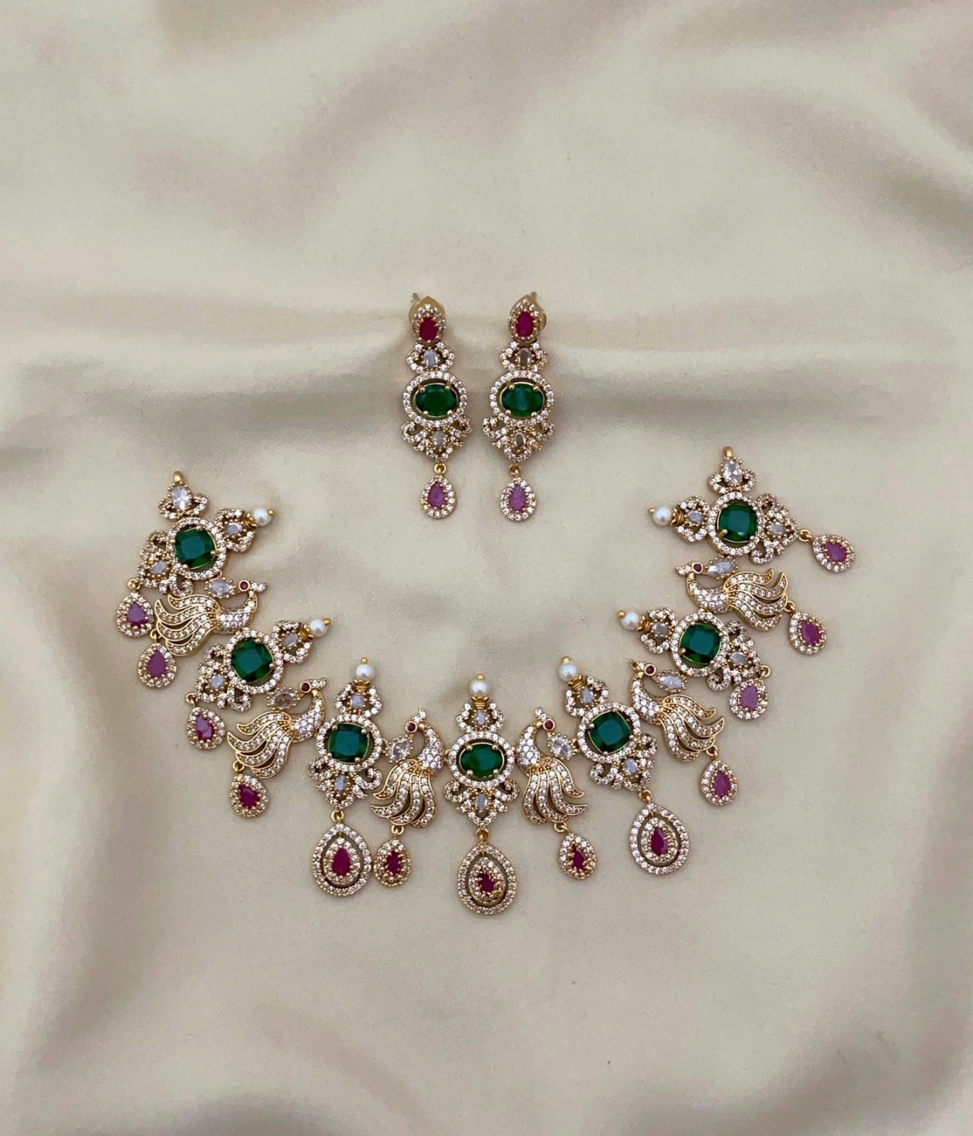 Peacock design necklace am(DR-31)