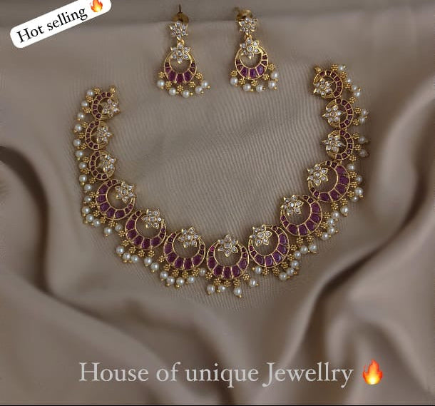 Half moon necklace