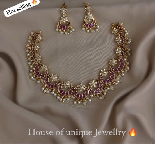 Half moon necklace