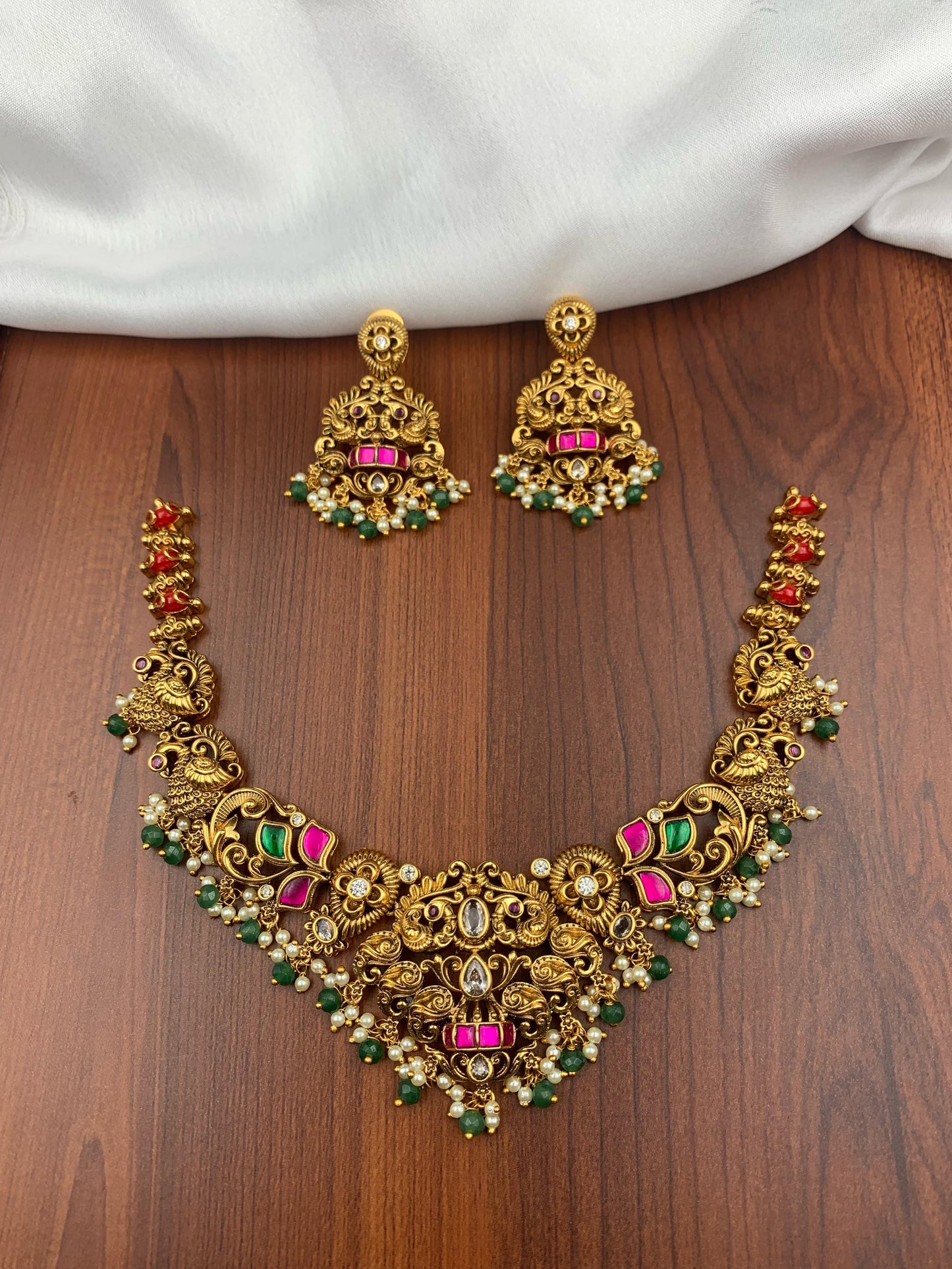 Antique gold replica necklace