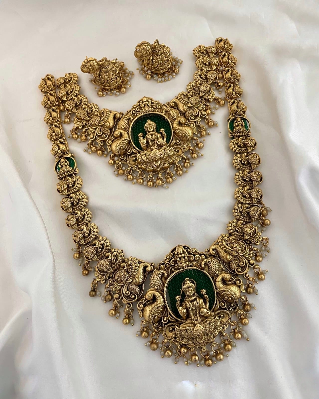 Long Lakshmi grand bridal set (BJ-10)