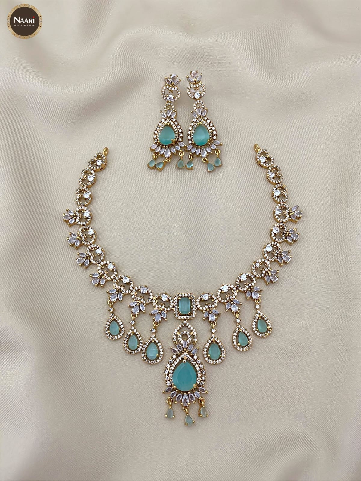 Color drops necklace am(DR-30)