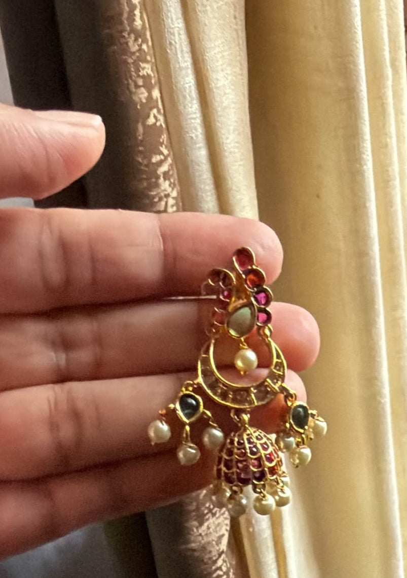 Peacock earing set