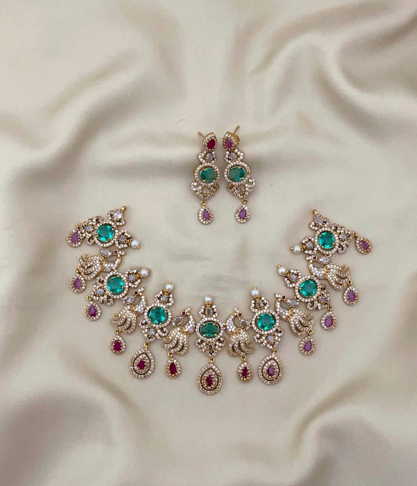 Peacock design necklace am(DR-31)
