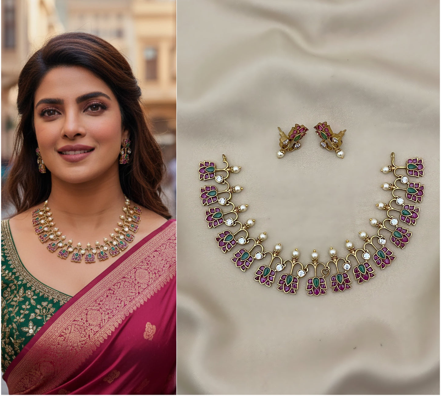 Lotus necklace (PJ-80)