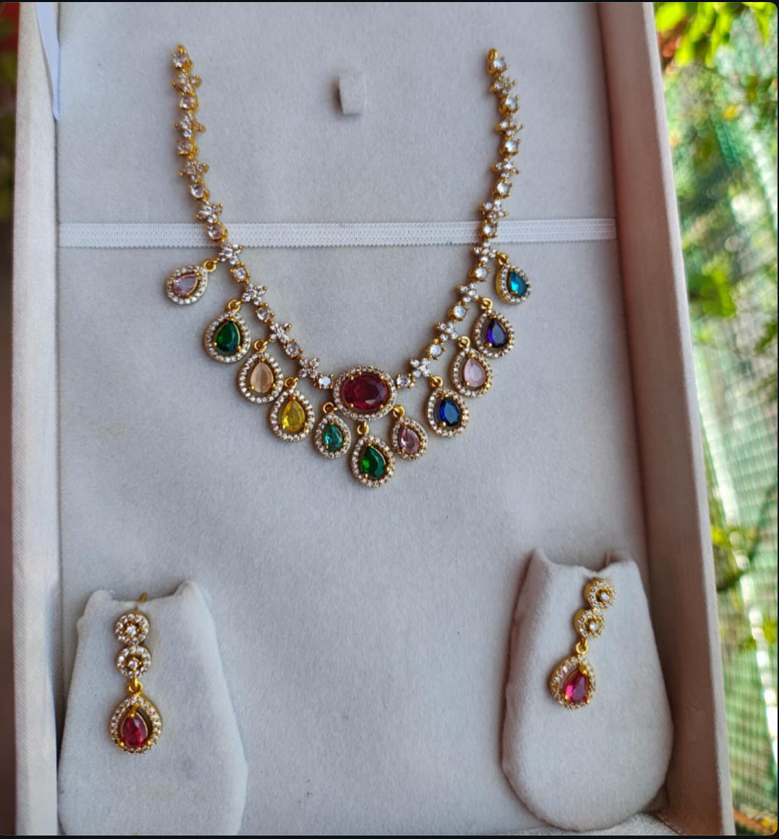 Color drops necklace ns (DR-39)