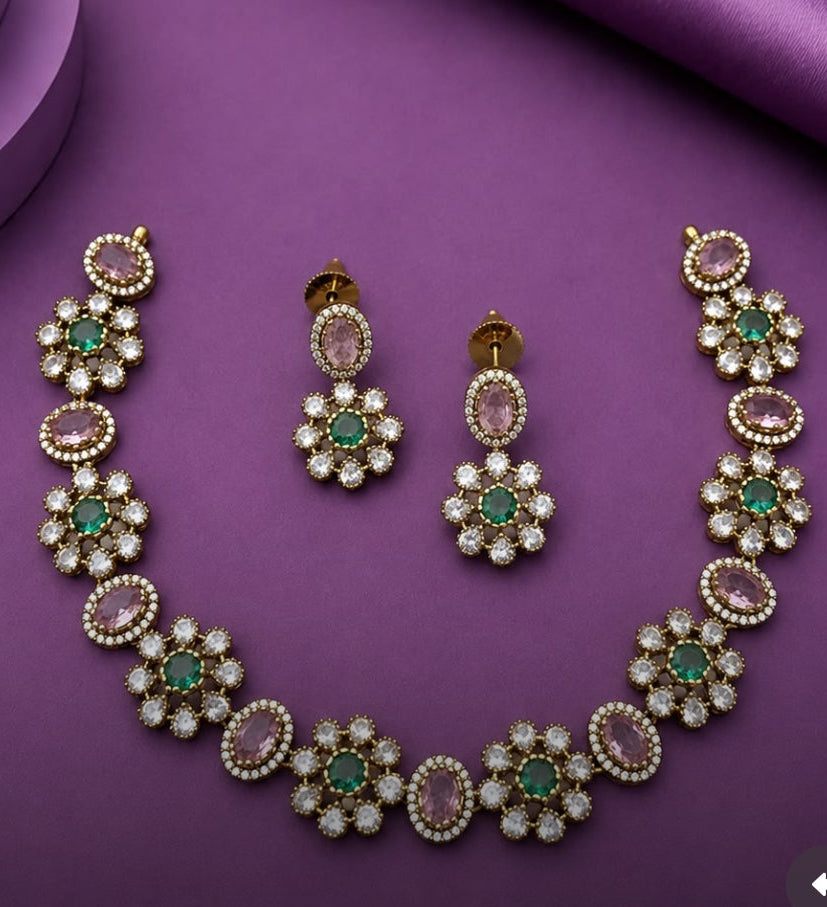 Pastel color necklace