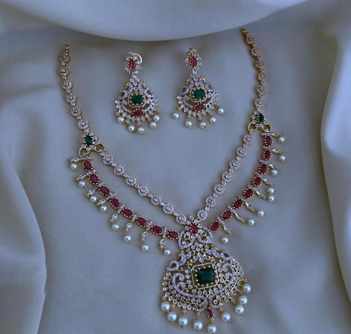 2 layer grand necklace