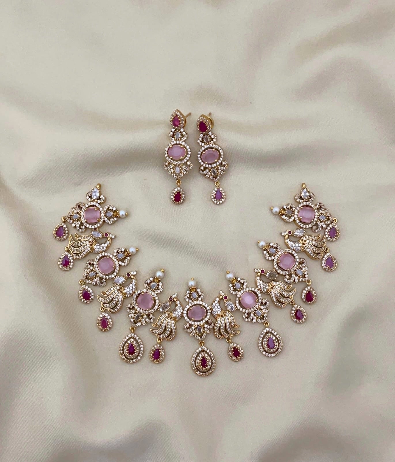 Peacock design necklace am(DR-31)