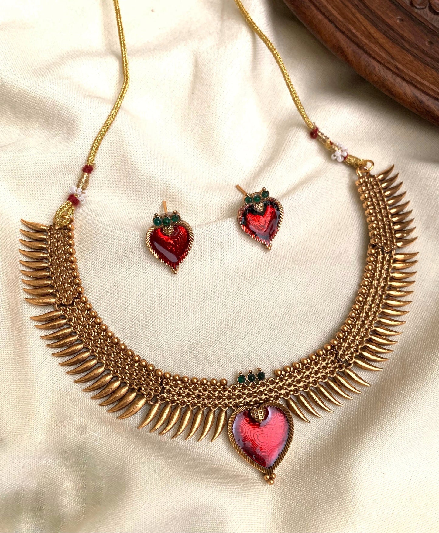Simple heart shape pendent(N-9)