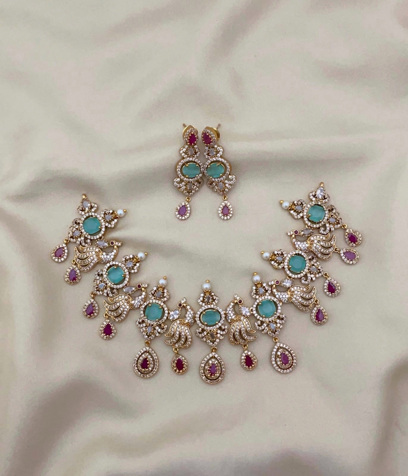 Peacock design necklace am(DR-31)