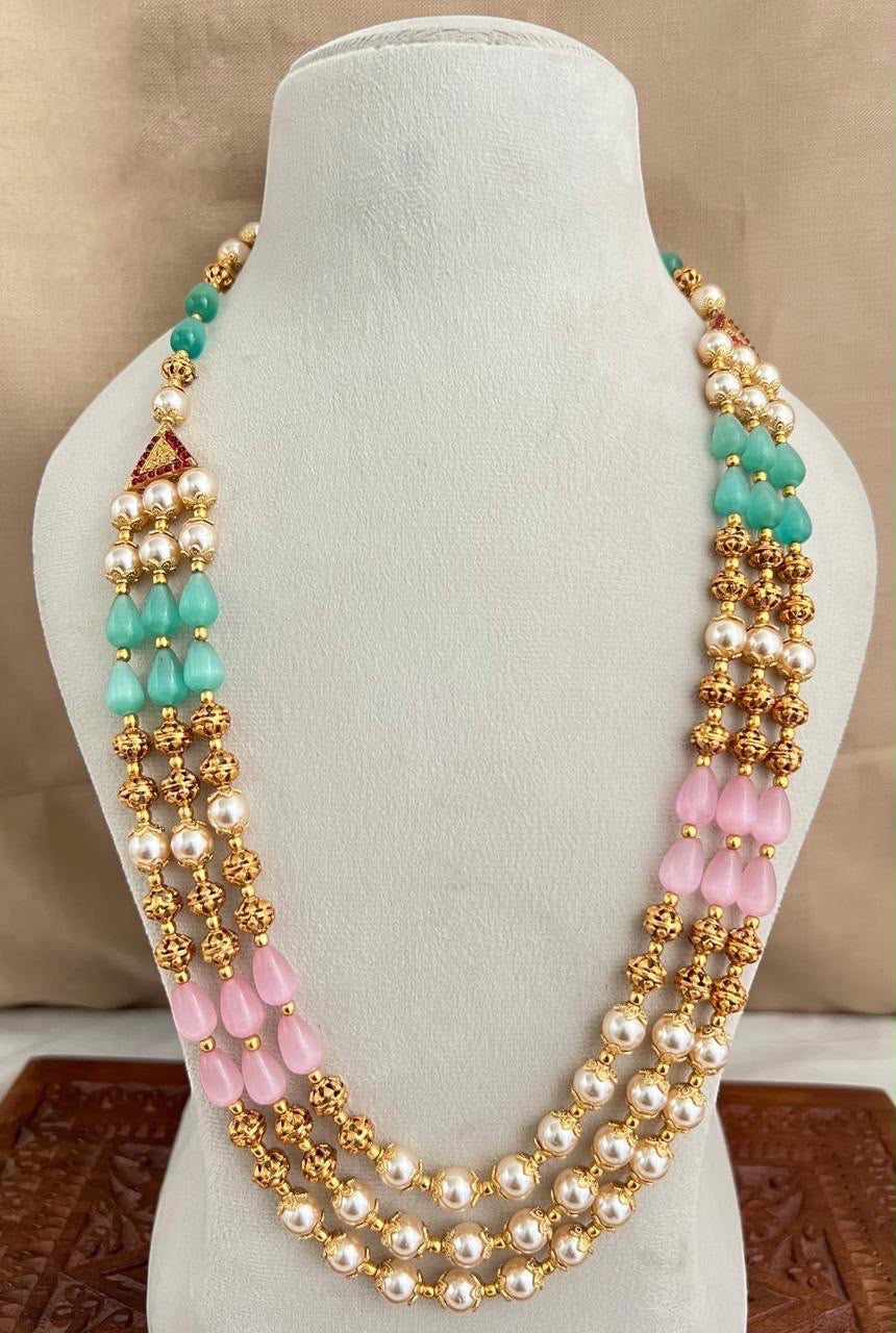 3 layer multicolor maala