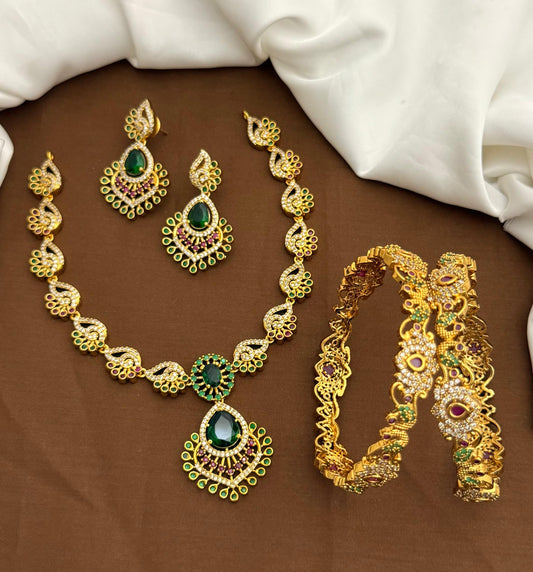 Necklace and bangles combo (CS-29)