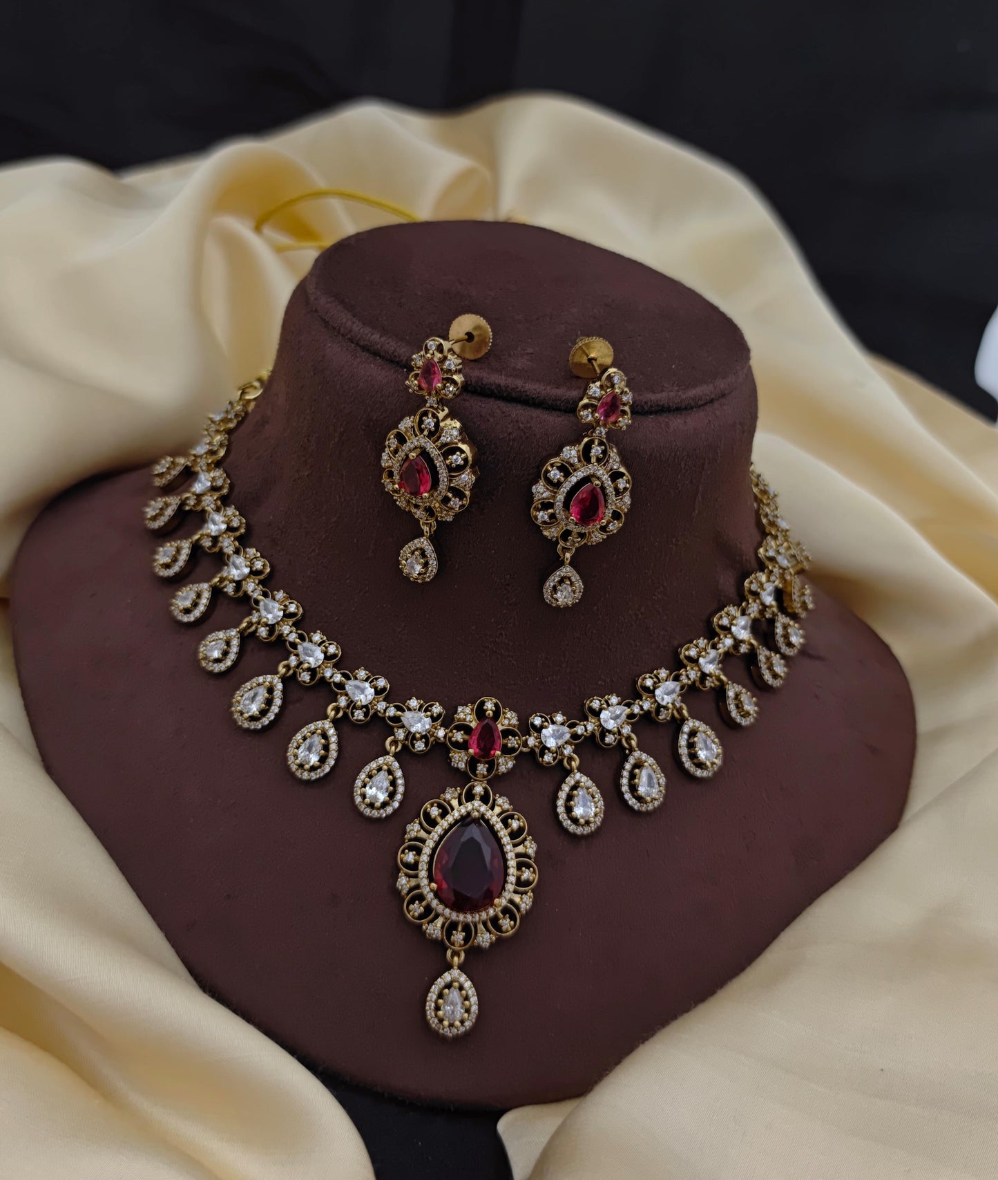 Victorian drop necklace