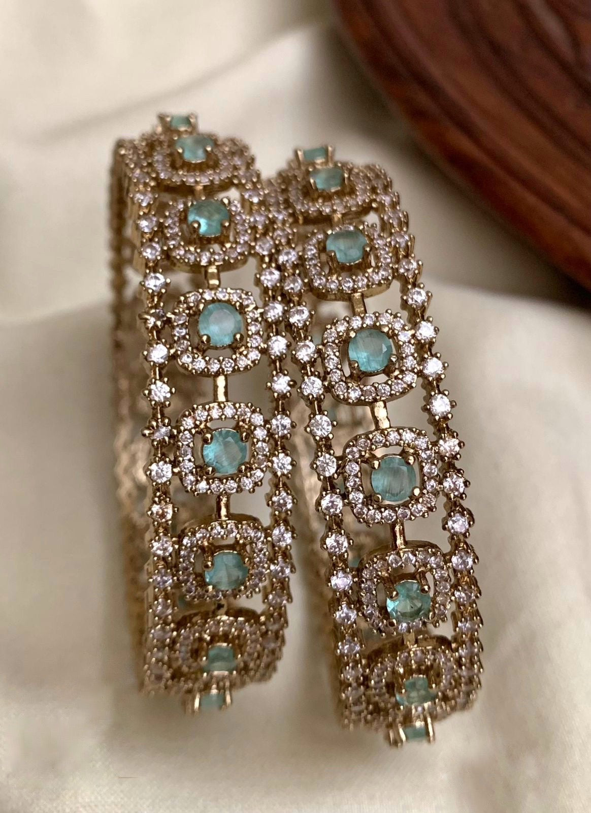 Square stone bangles (BA-39)