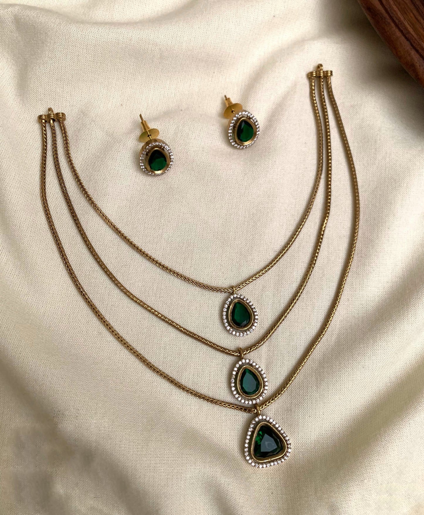 3 layer simple necklace(DR-6)