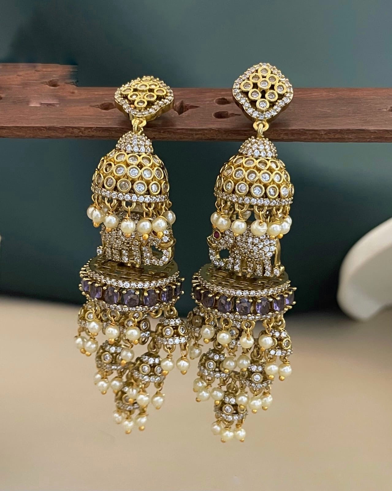Elephant design jumka (JU-14)