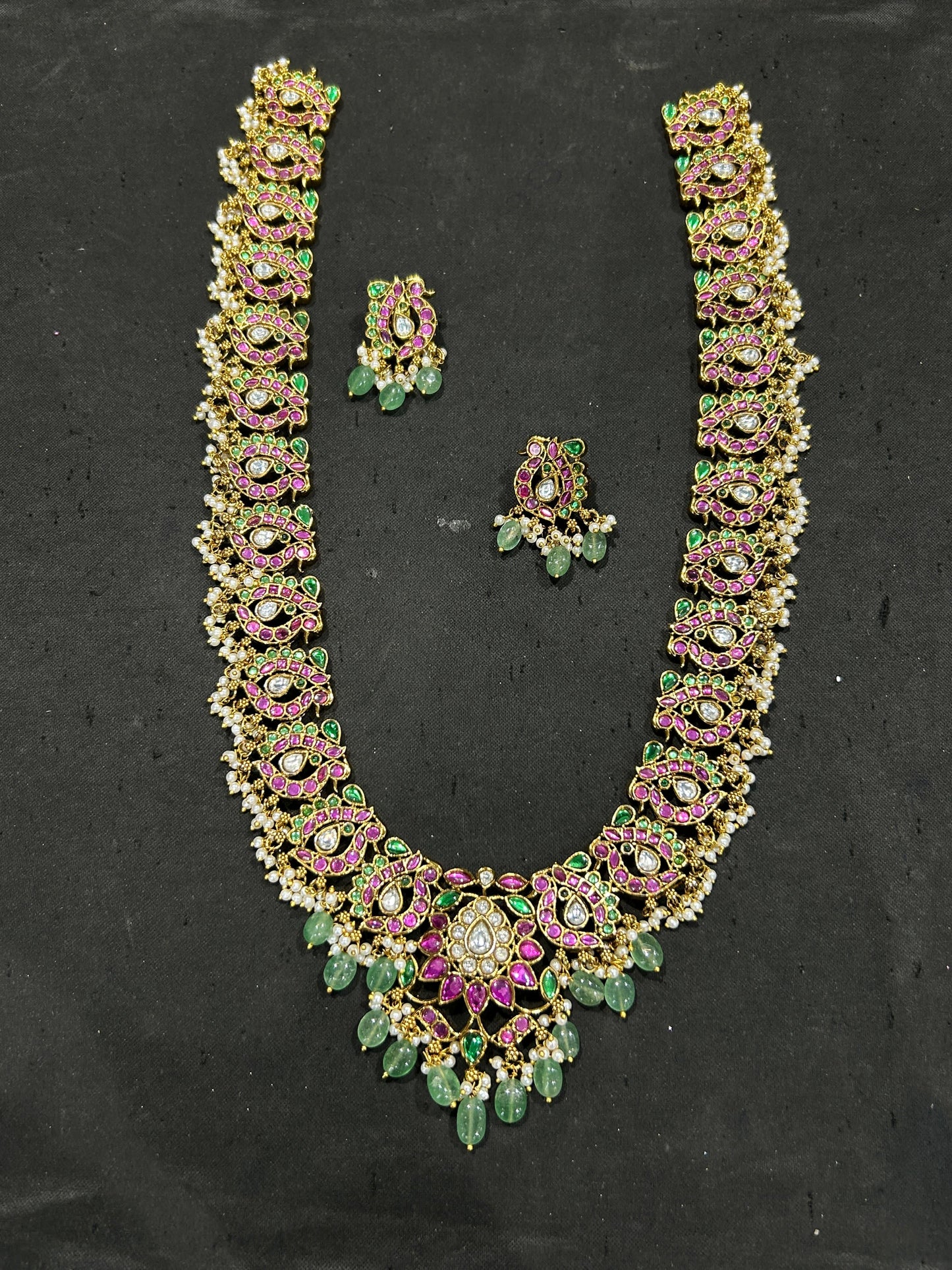 Long jadau Kundan haram