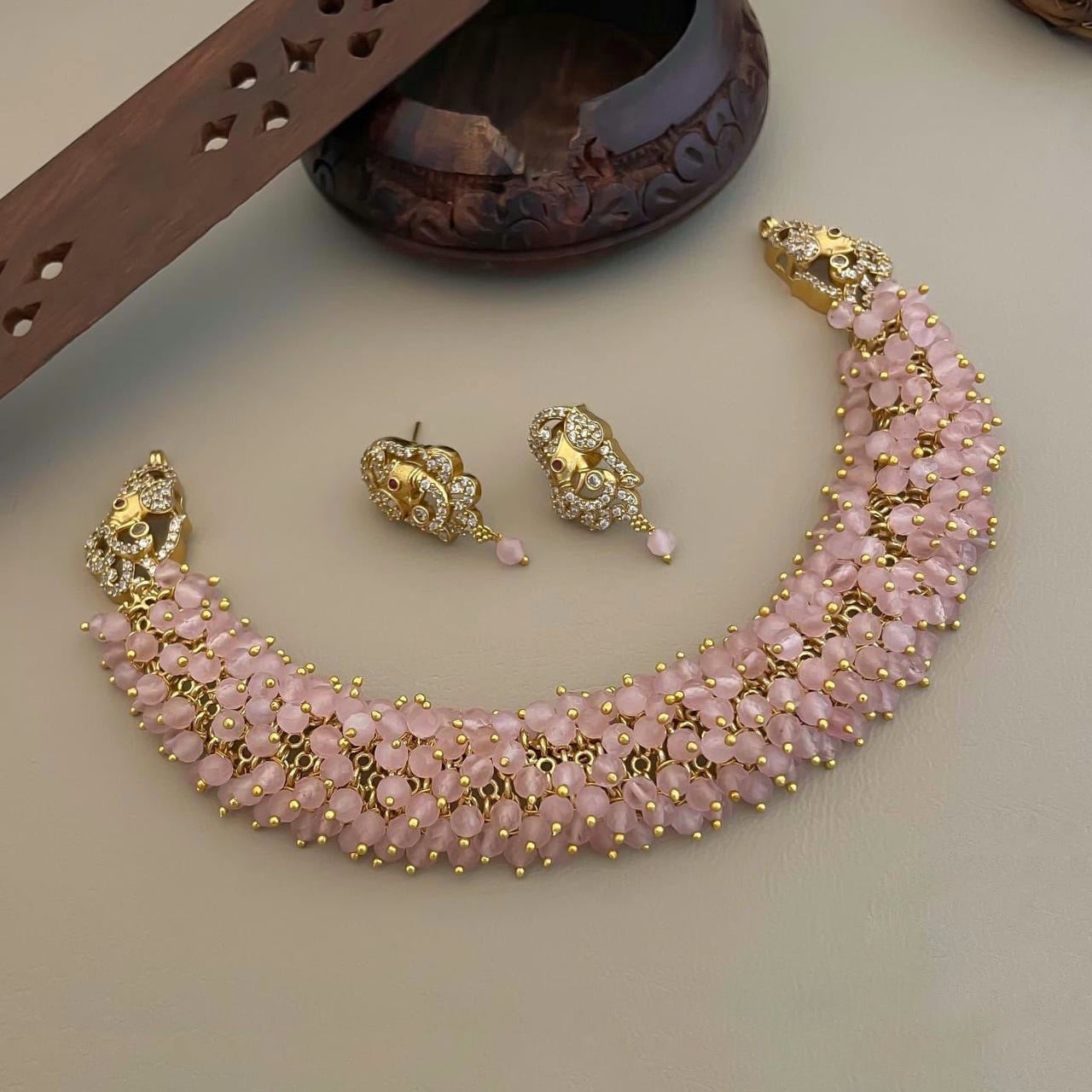 Colors beads necklace(PJ-48)