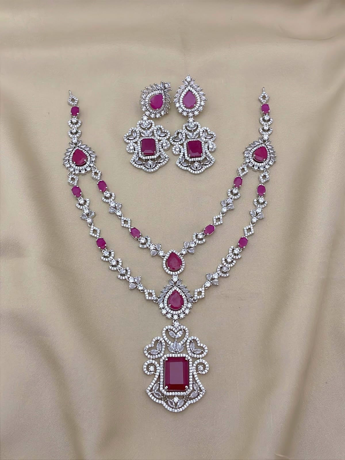 2 layer necklace am (DR-50)