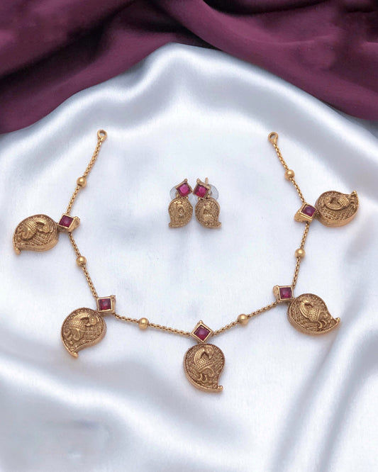 Mango simple necklace
