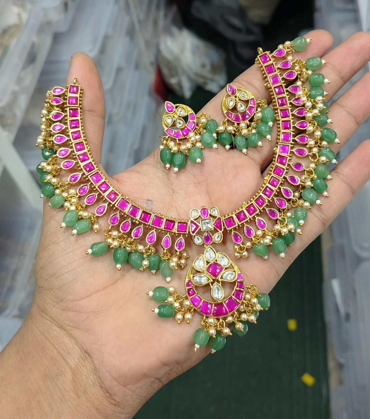 Jadau necklace