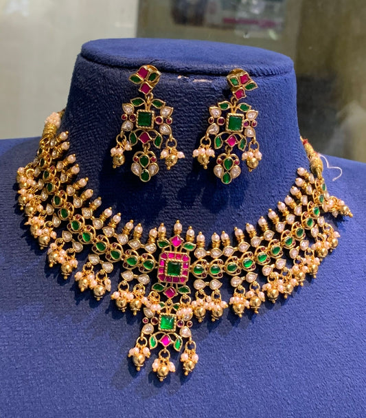 Chocker with beads(JK-17)