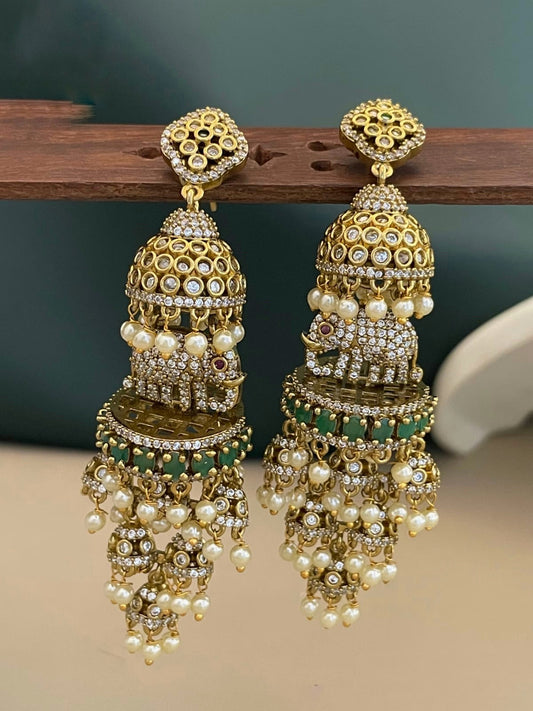 Elephant design jumka (JU-14)