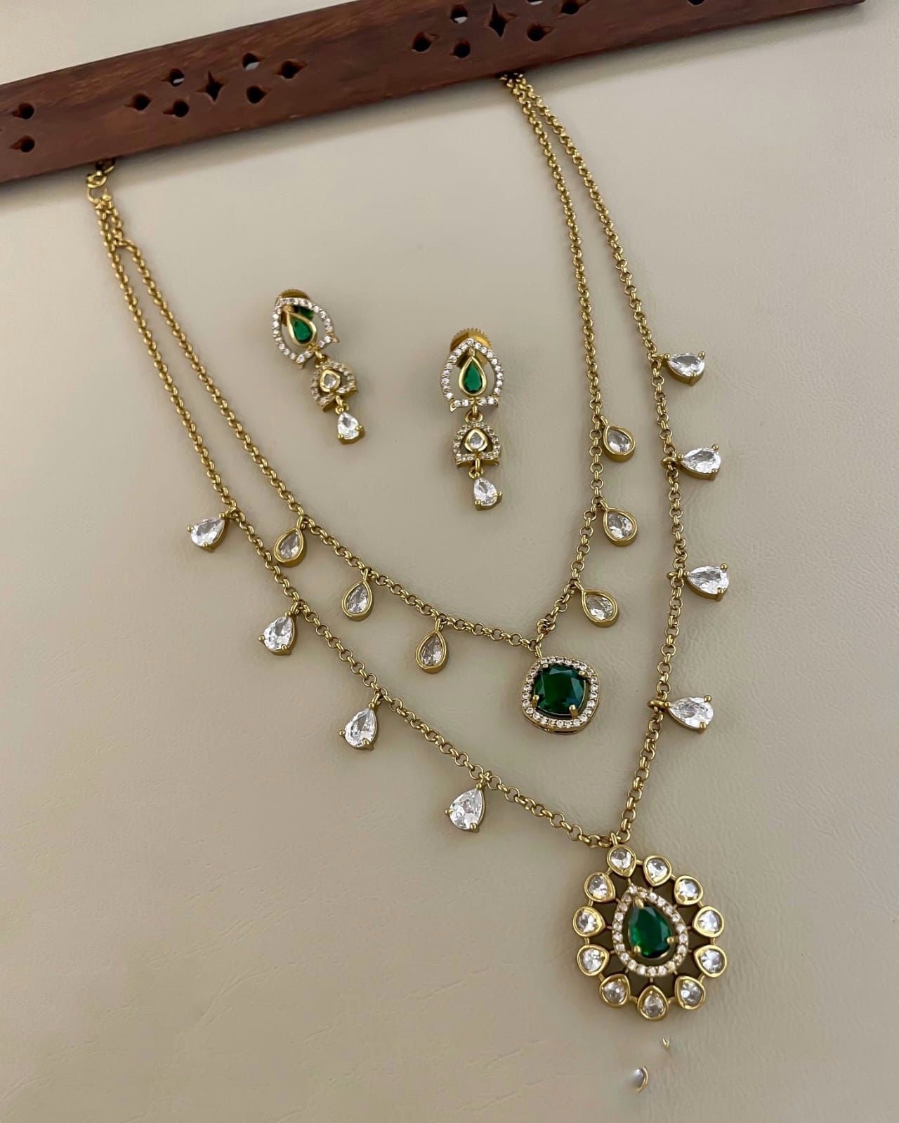2 layer necklace(N-49)