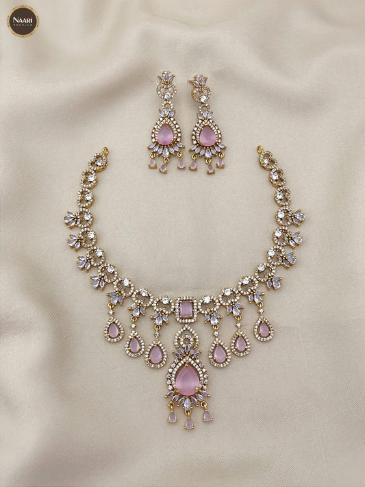 Color drops necklace am(DR-30)