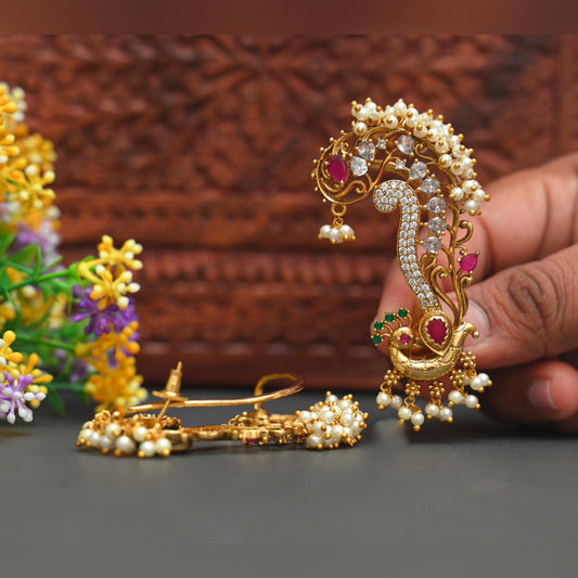 Peacock earcuffs(JU-2)