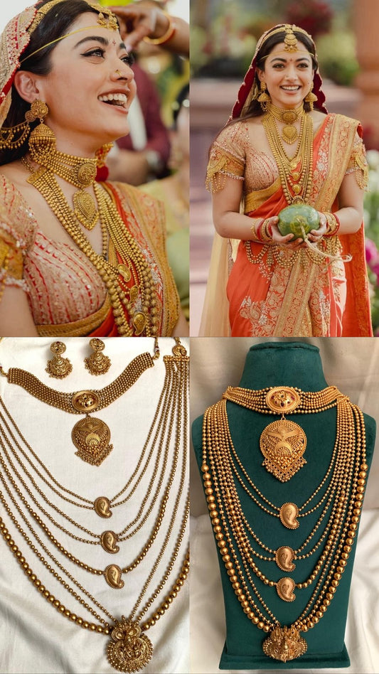Rashmila mandanna inspired wedding set