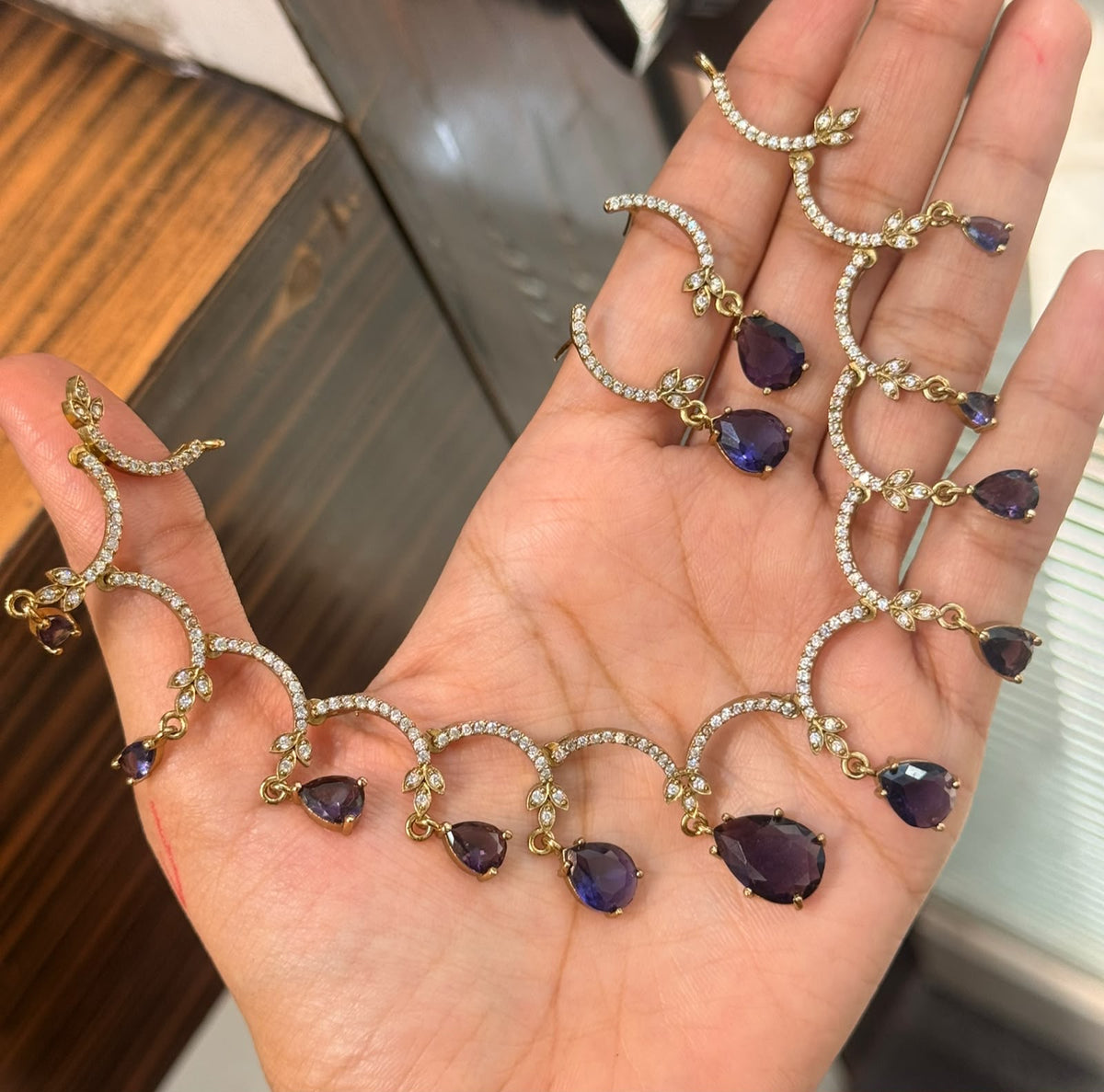 Half moon necklace